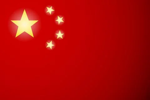 China flag vector Illustrazione stock