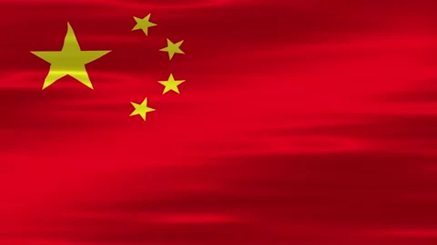 China Flag Wave New Stock Footage 218966498
