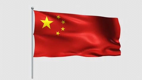 China Flags - Pack 1 Stock Footage 339001564