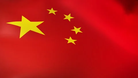 China Flags - Pack 2 Stock Footage 339001165