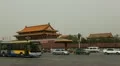 China, Gate to Forbidden City, Tiananmen Square in center of Beijing HD Footage