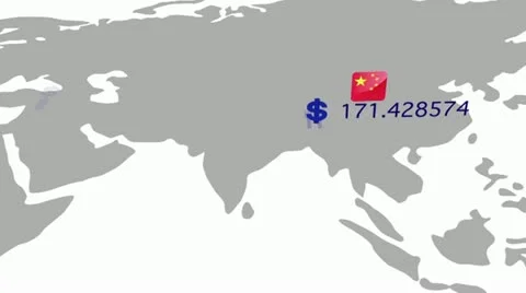 China global trade Stock Footage 12035553