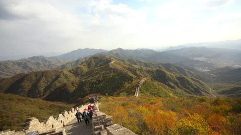 China The Great Wall Stock Footage 163787569