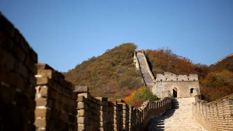 China The Great Wall Maple Leaf 2 Stock Footage 163788783