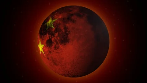 China has its artificial Moon ready, in the sky in 2020 Stock Footage 97121597