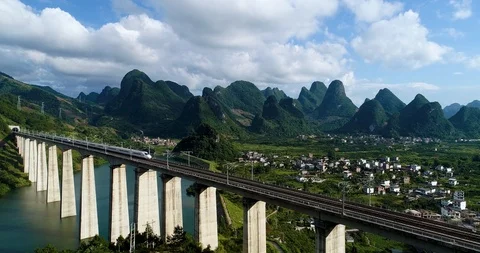 China High Speed Rail Stock Footage 102829405