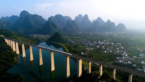 China High Speed Rail Stock Footage 129088557