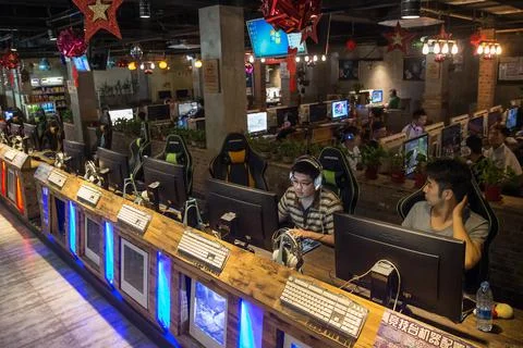 China to implement cybersecurity law, Beijing - 31 May 2017 Foto stock