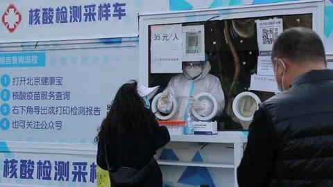 China insists on keeping zero-covid policy, Beijing, CN - 15 Apr 2022 Stock Footage 204120041
