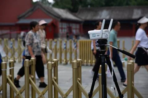  China issues draft rules for facial recognition data usage Security camer... Stock Photos