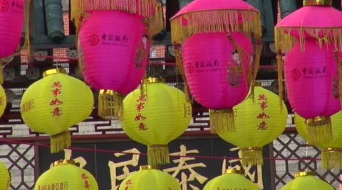 China lamps 스톡 동영상 49970565