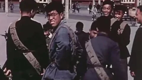 China Leaps Forward, Production Development 1958 (10) Stock Footage 237859737