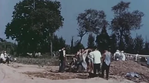 China Leaps Forward, Production Development 1958 (51) Stock Footage 237859899