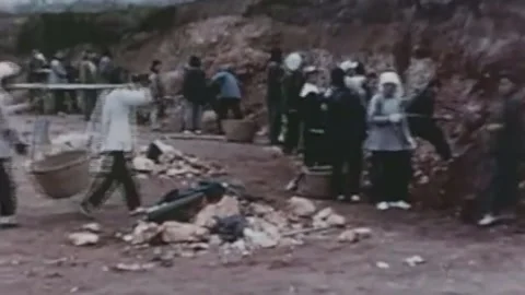 China Leaps Forward, Production Development 1958 (74) Stock Footage 237859999
