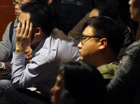 China Malaysia Missing Plane - Mar 2014 写真素材