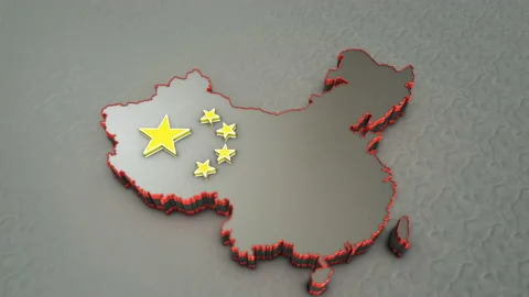 China Map 03A Video stock 149994788