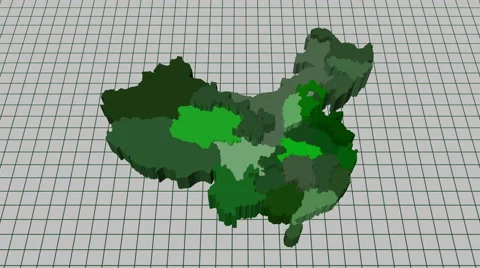 China Map Animation Vídeo Stock 62922792