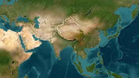 China map animation Stock Footage 238629523