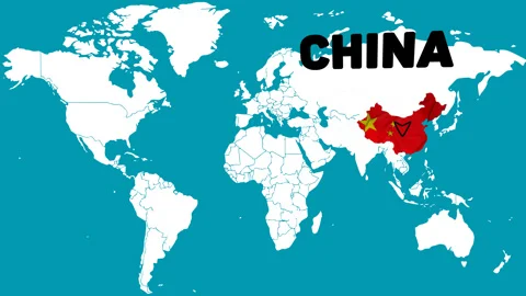 China Map Animation Stock Footage 263071638