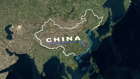 China Map Animation Stock Footage 273239032