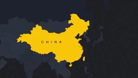 China Map background Stock Footage 341324706