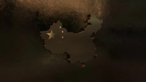 China Map Stock Footage 277778218