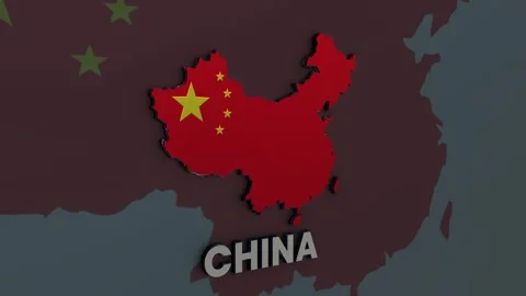 China Map Stock Footage 307786902