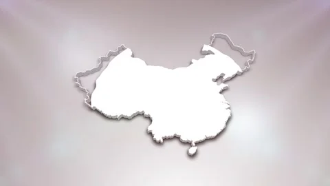 China Map Intro Stock Footage 241981195