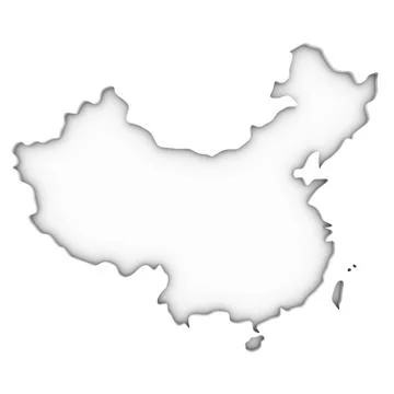 China map Stock Photos