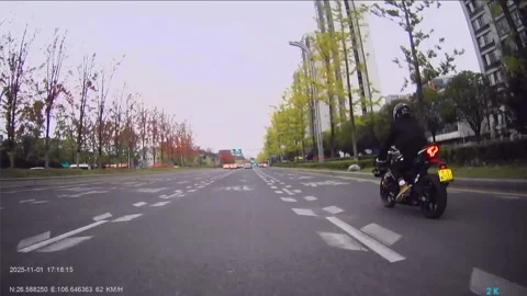 China: The Midnight Rider's Early Bedtime Stock Footage 321337837