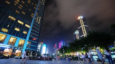 China at night 002 Stock-Footage 101652164