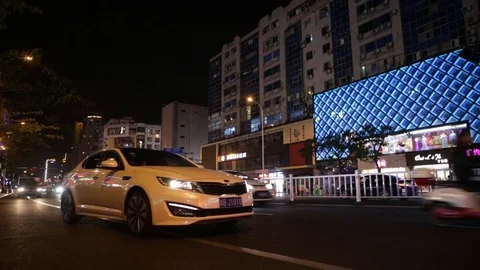 China Night road Stock Footage 71615009