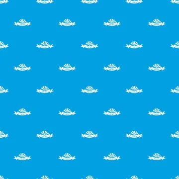 China restaurant pattern vector seamless blue Ilustración de archivo