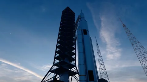China Rocket and Satellite Launch Base Vidéo 311060288