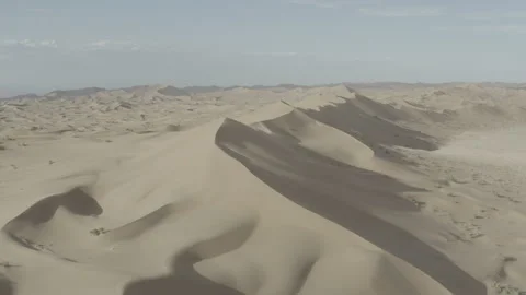 China sand dunes 4 Stock Footage 256830128