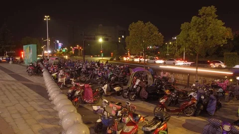 China scooter Stock Footage 103240853