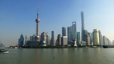 China Shanghai Bund Stock Footage 100466128