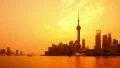 China Shanghai at dawn,(Time Lapse, Zoom in).Please Search: "ChinaHDV-Shanghai" HD Footage