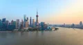 China Shanghai Huangpu River at Sunset. Please Search: "ChinaHDV-Shanghai" HD Footage