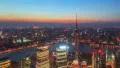 China Shanghai Skyline, Day to Night. TimeLapse. HD Footage