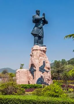 China, the Shaolin Monastery. Stock Photos