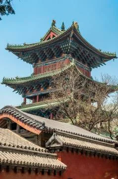 China, the Shaolin Monastery. Stock Photos