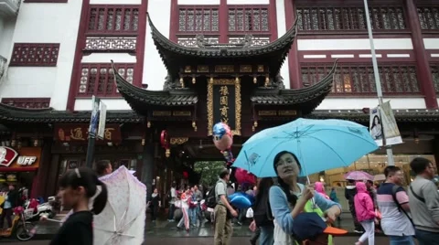 China shopping timelapse Stock Footage 66245621