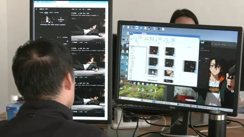 China: Skilled animators draw new career paths in China Stock Footage 322161635