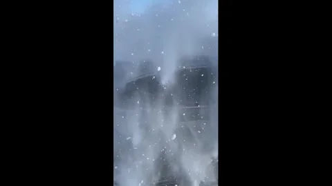 China: Snow Drift Gone Wrong Stock Footage 322747789