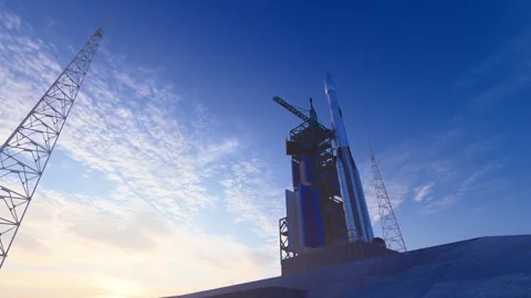 China Space Satellite Launch Center Stock Footage 288079351