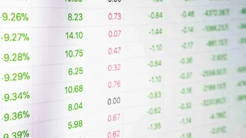 China stock markets data Stock Footage 85628974