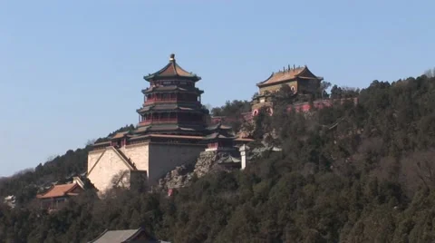 China Summer Palace Temple 스톡 동영상 44696612