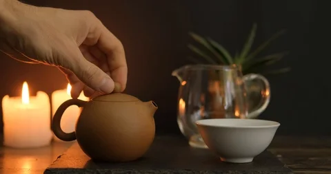 China tea ceremony Stock Footage 126572200