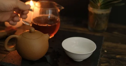 China tea ceremony Stock Footage 126572598